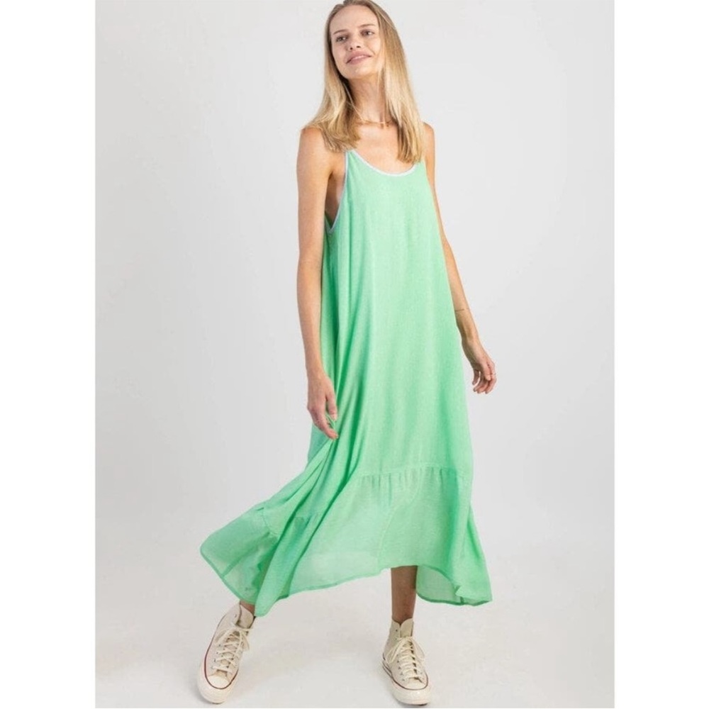 Koch Drake Dress in Sea Glass Green SZ S EUC